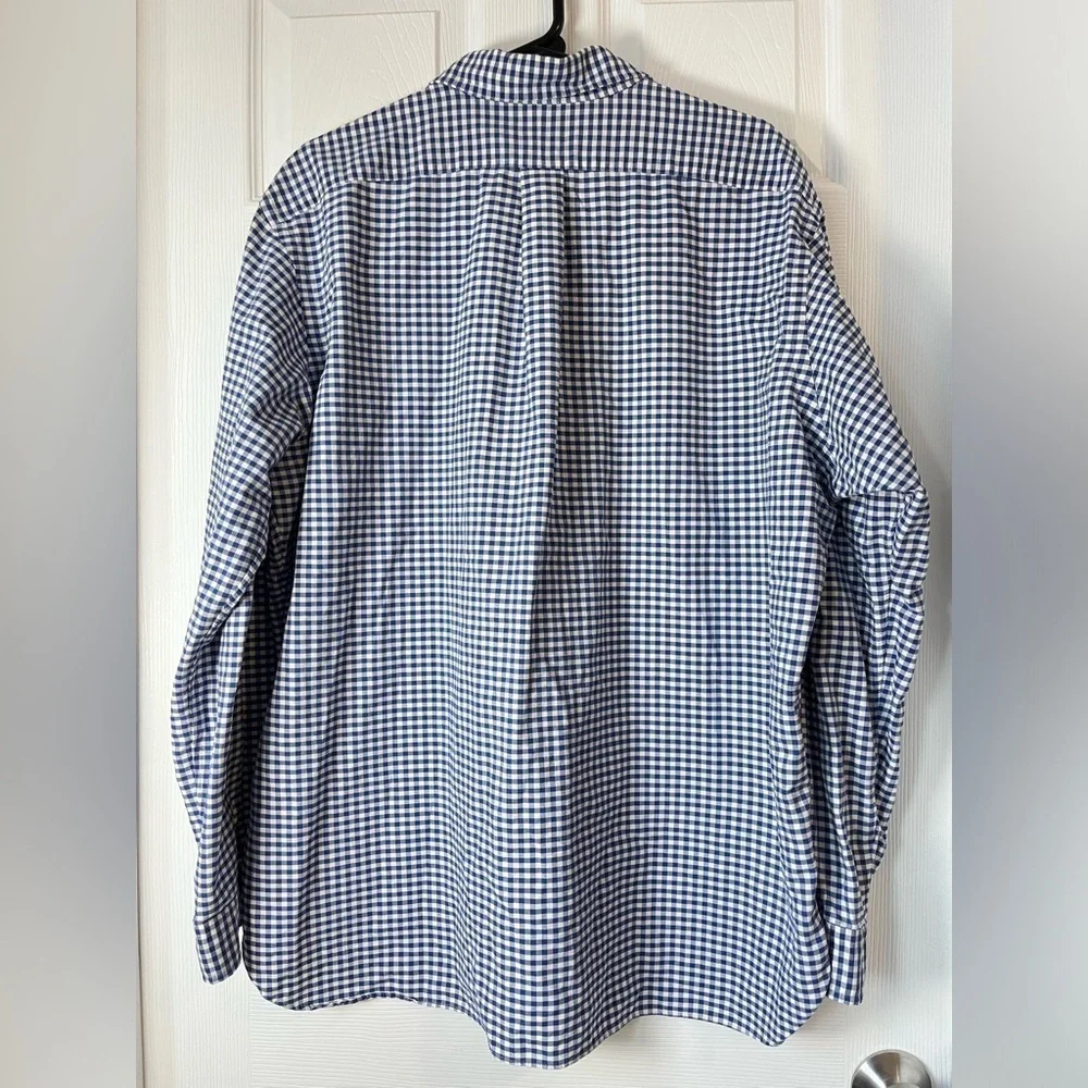 Ralph Lauren Blue Gingham Oxford Shirt XXL